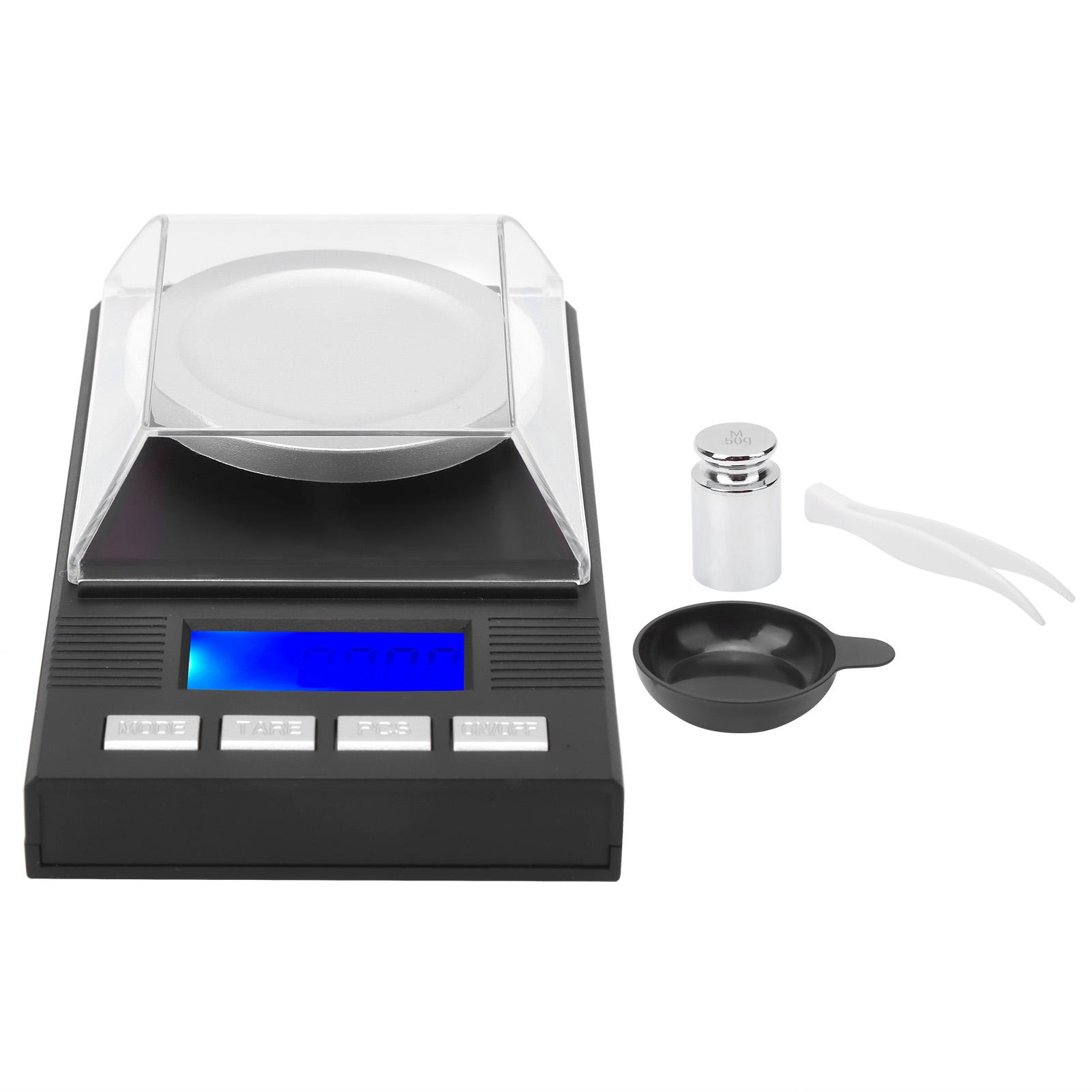 0.001g~50g Digital Jewelry Scale Mini Portable Electronic Gold Silver Coin Scale
0.001g~50g Digital Jewelry Scale Mini Portable Electronic Gold Silver Coin Scale