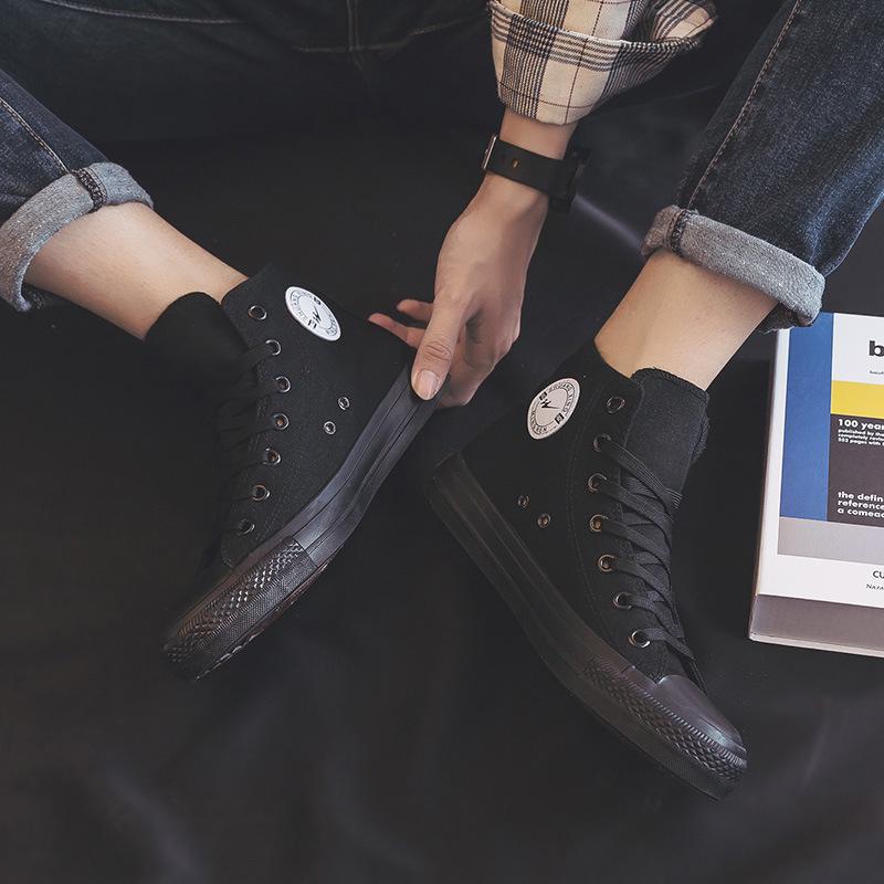 Унисекс корейские высокие кеды из парусины для пар и студентов - универсальная повседневная обувь, белый, S222 38 Women
Унисекс корейские высокие кеды из парусины для пар и студентов - универсальная повседневная обувь, белый, S222 38 Women