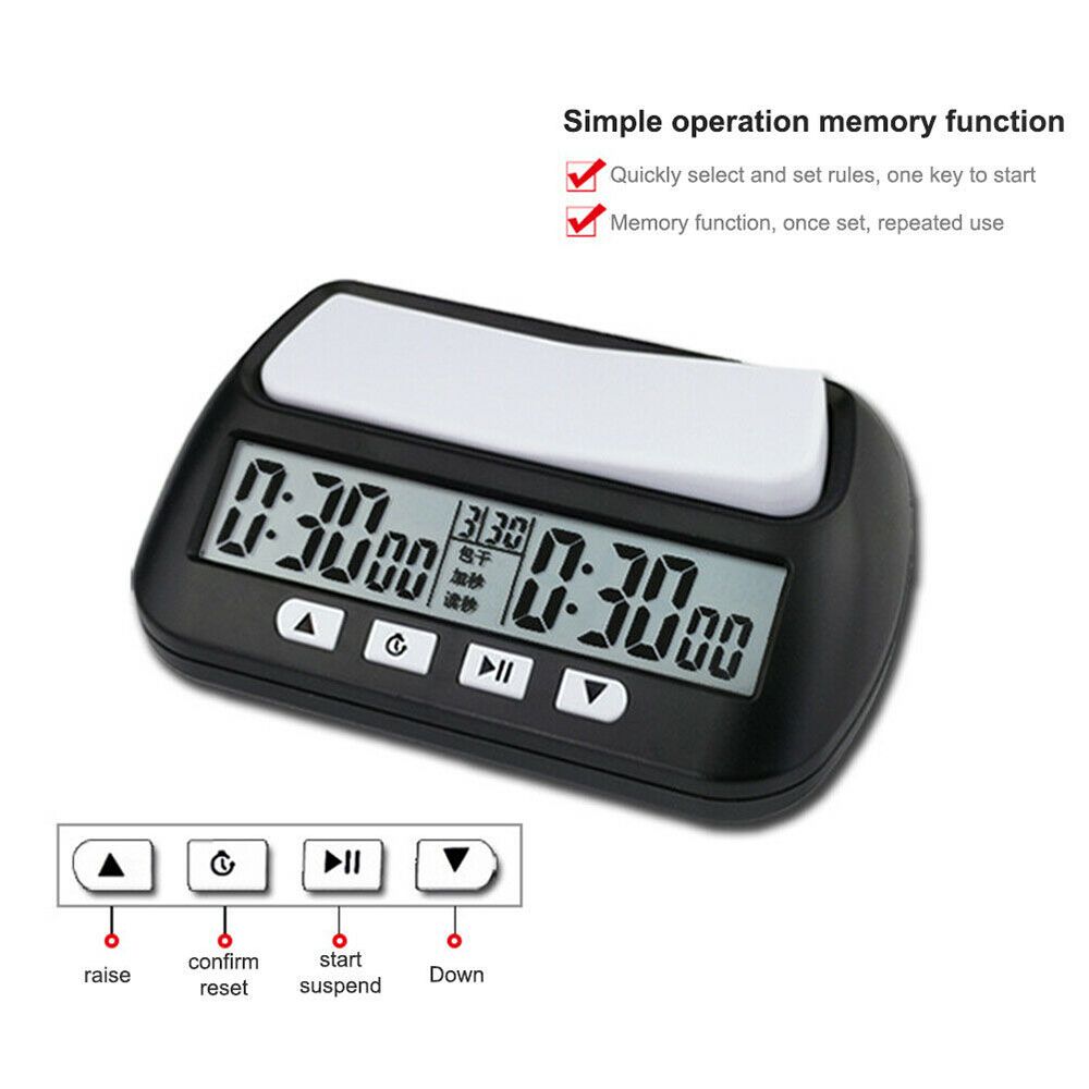 High Quaity Competition Hour Meter Count Up Down Chess Clock Timer Stopwatch Digital Watch
High Quaity Competition Hour Meter Count Up Down Chess Clock Timer Stopwatch Digital Watch