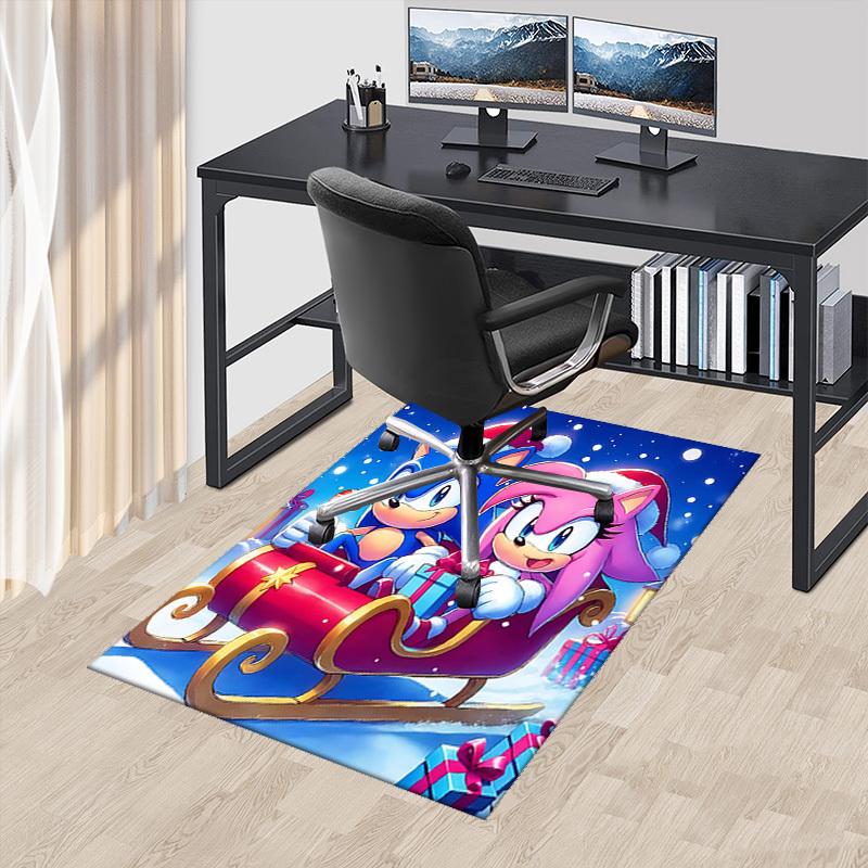 1pc Sonic & Amy Christmas Edition Chair Mat, Anime Cartoon Design, Non-Slip Carpet for Office and Home Decor, Suitable for All Seasons.I046 60cm by 90cm
1pc Sonic & Amy Christmas Edition Chair Mat, Anime Cartoon Design, Non-Slip Carpet for Office and Home Decor, Suitable for All Seasons.I046 60cm by 90cm