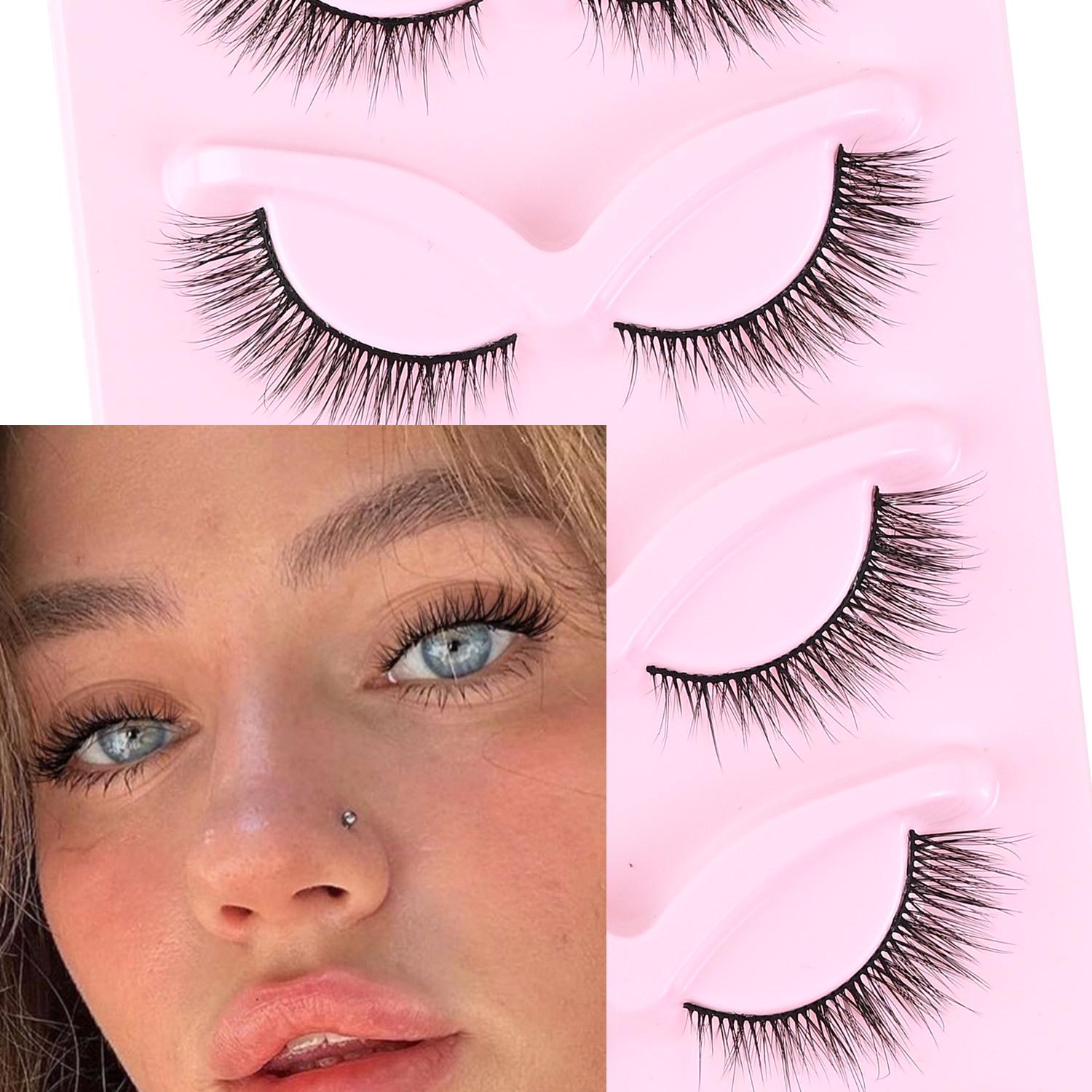 5-Pair Set Light Fox Eye Lashes, Elongated Outer Corners, 5D False Eyelashes, Natural Fluffy Style
5-Pair Set Light Fox Eye Lashes, Elongated Outer Corners, 5D False Eyelashes, Natural Fluffy Style