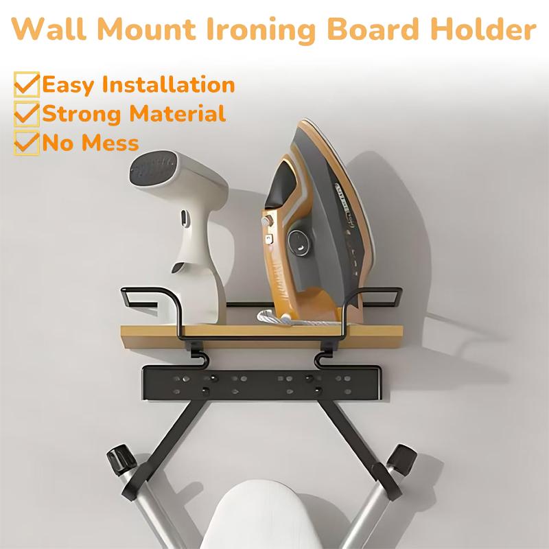 Настенный держатель для гладильной доски - Вешалка для утюга и гладильной доски для прачечной Декор, организация и хранение чёрный
Настенный держатель для гладильной доски - Вешалка для утюга и гладильной доски для прачечной Декор, организация и хранение чёрный