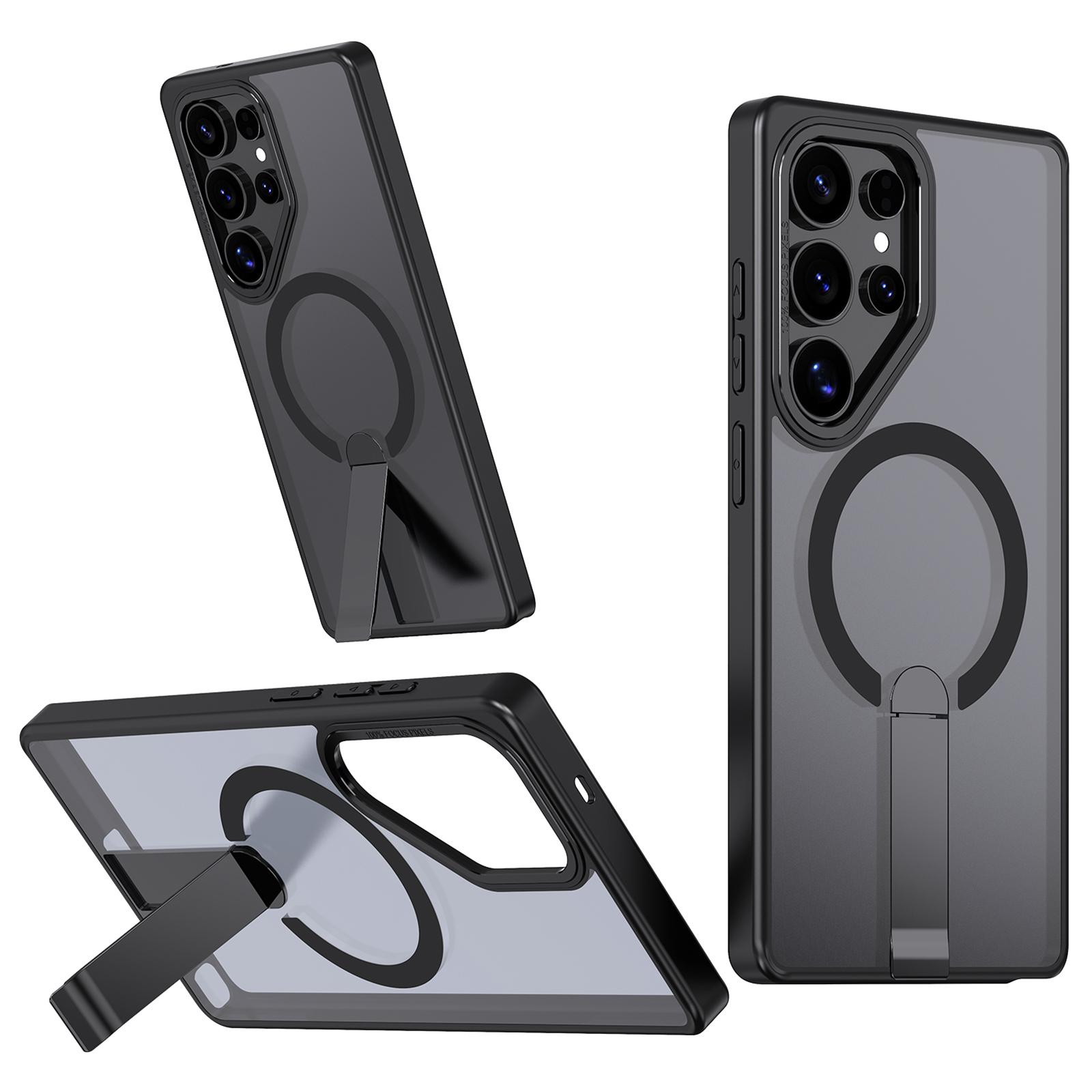 For Samsung Galaxy S24 Ultra Case Compatible with MagSafe Kickstand TPU+Acrylic Phone Cover Black
For Samsung Galaxy S24 Ultra Case Compatible with MagSafe Kickstand TPU+Acrylic Phone Cover Black