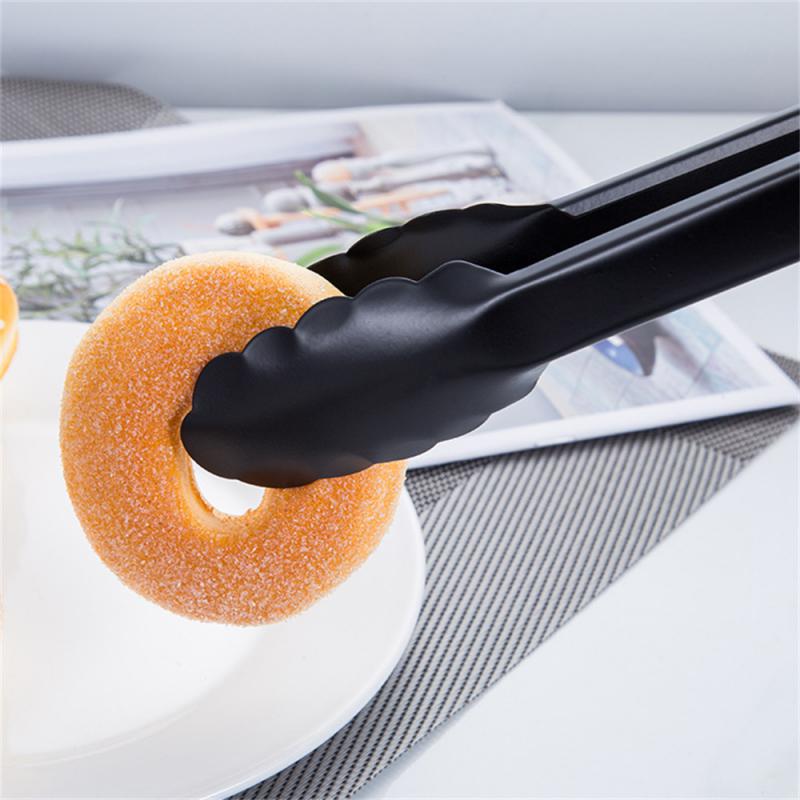 Black Long Handle Food BBQ Tongs Cake Clip Buffet Serving Clamp Stainless Steel Tableware Cooking Utensils Kitchen Accessories
Black Long Handle Food BBQ Tongs Cake Clip Buffet Serving Clamp Stainless Steel Tableware Cooking Utensils Kitchen Accessories