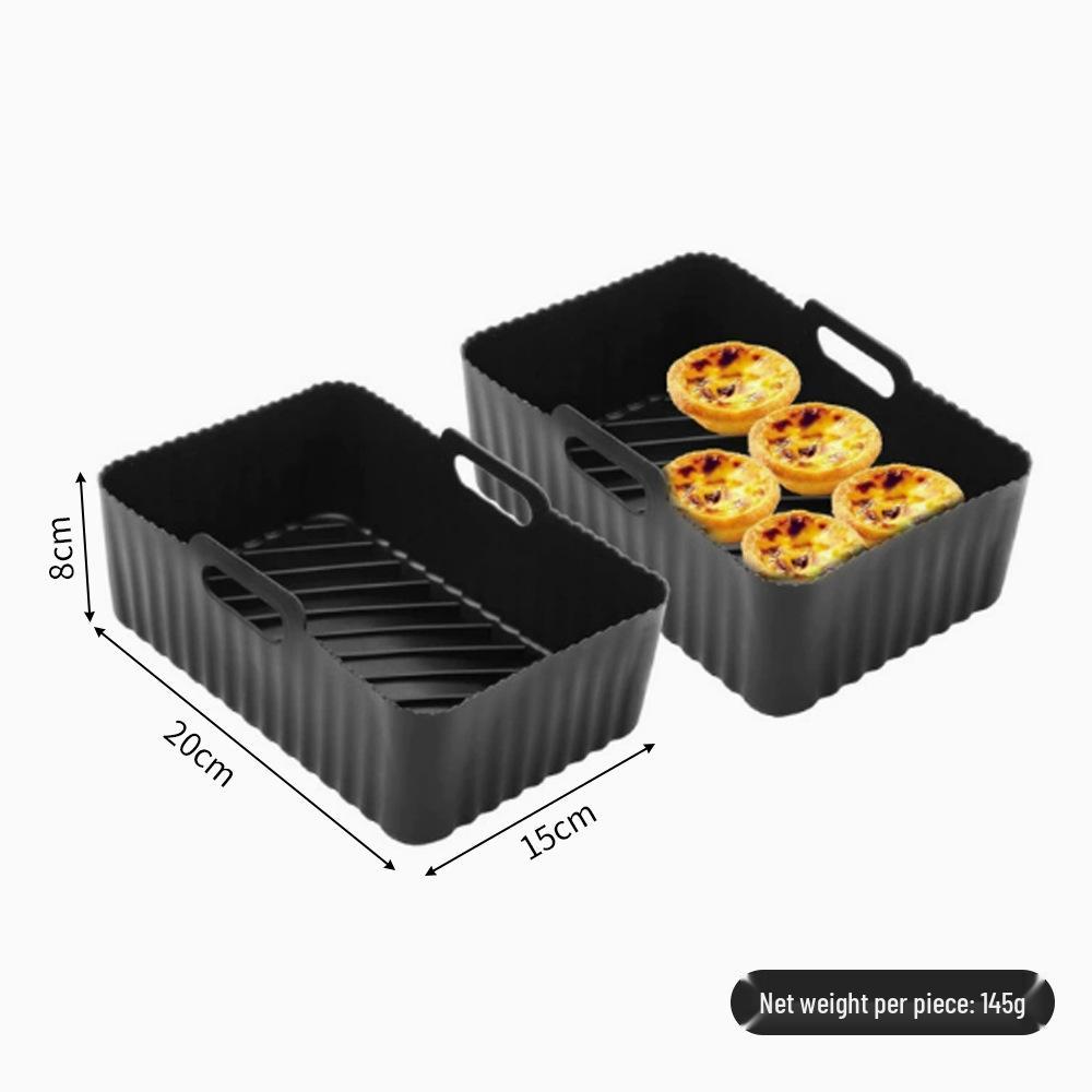 Silicone Non-Stick Baking Tray for Air Fryer - Square Oven Pan 300 чёрный
Silicone Non-Stick Baking Tray for Air Fryer - Square Oven Pan 300 чёрный