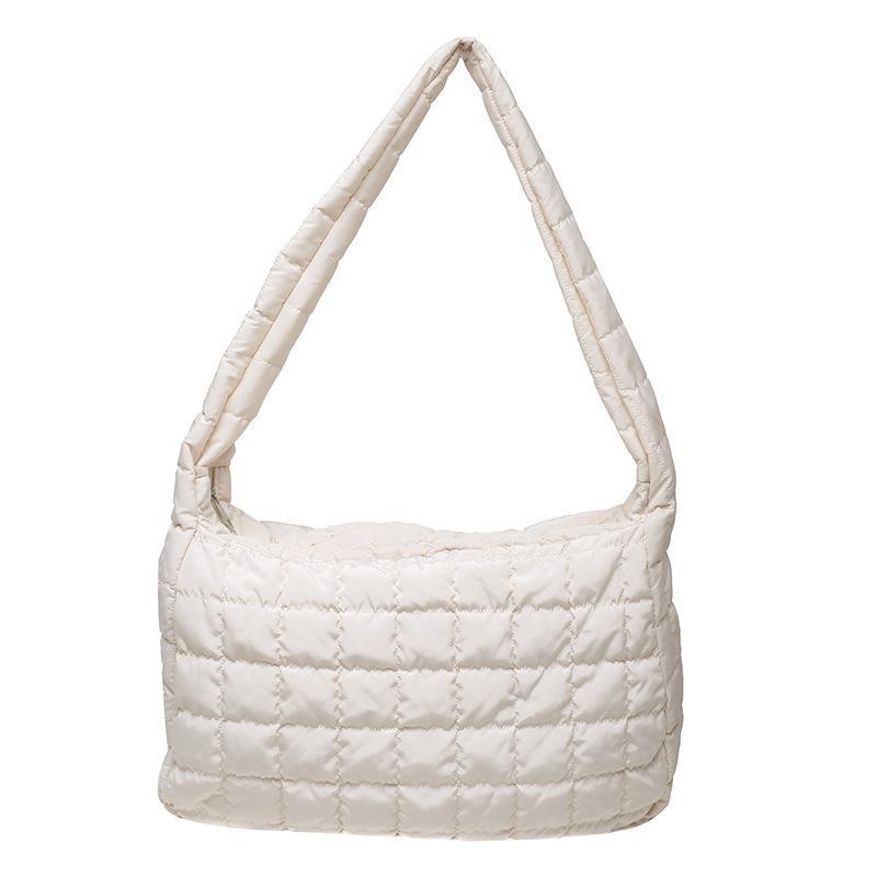 Nylon Bag 2026 New Women s Bag Handbag Tote Autumn/Winter New Fashion Space Cotton Suit Bag Large Capacity Lingge Dumpling Bag белый
Nylon Bag 2026 New Women s Bag Handbag Tote Autumn/Winter New Fashion Space Cotton Suit Bag Large Capacity Lingge Dumpling Bag белый