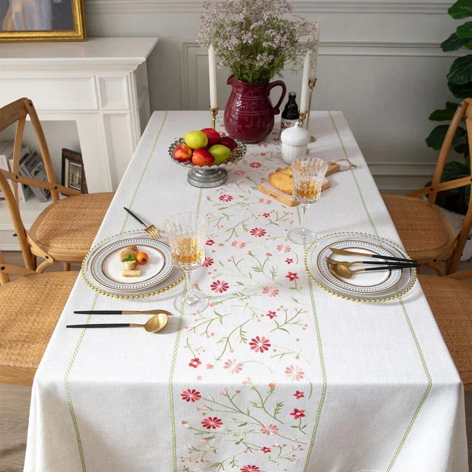 Embroidery Tablecloth, Cotton Linen Simple folding Dust Proof Table Cover, for Kitchen Dining Room,Party,Birthday Tabletop Decor 90x90cm
Embroidery Tablecloth, Cotton Linen Simple folding Dust Proof Table Cover, for Kitchen Dining Room,Party,Birthday Tabletop Decor 90x90cm