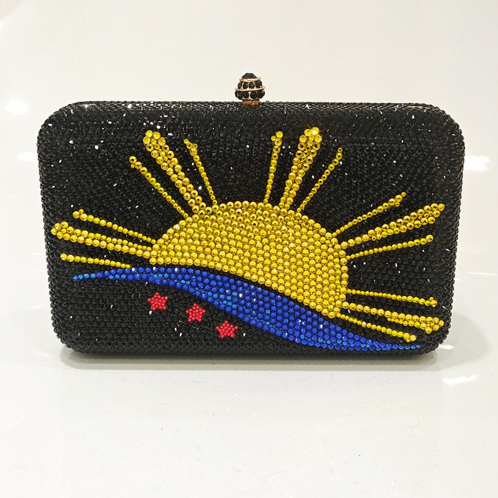 Women Little Crystal Evening Clutch Bags Bling Gems Lady Black/Silver Diamonds Party Handbag Wedding Bag Bridal Crystals Purse 16cmX10cmX4cm
Women Little Crystal Evening Clutch Bags Bling Gems Lady Black/Silver Diamonds Party Handbag Wedding Bag Bridal Crystals Purse 16cmX10cmX4cm