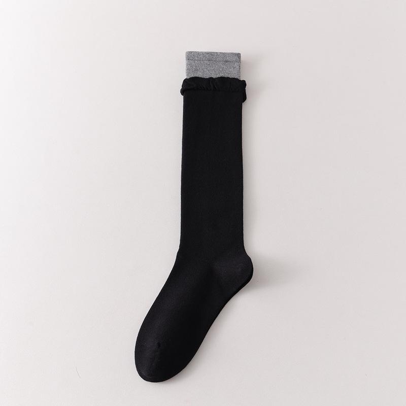 5pair Korean Stockings Children S Double Luo Mouth Bud Contrasting Color Medium Tube Stacking Socks Women S Japanese Jk Calf Socks Boneless Socks One size fits all чорний
5pair Korean Stockings Children S Double Luo Mouth Bud Contrasting Color Medium Tube Stacking Socks Women S Japanese Jk Calf Socks Boneless Socks One size fits all чорний
