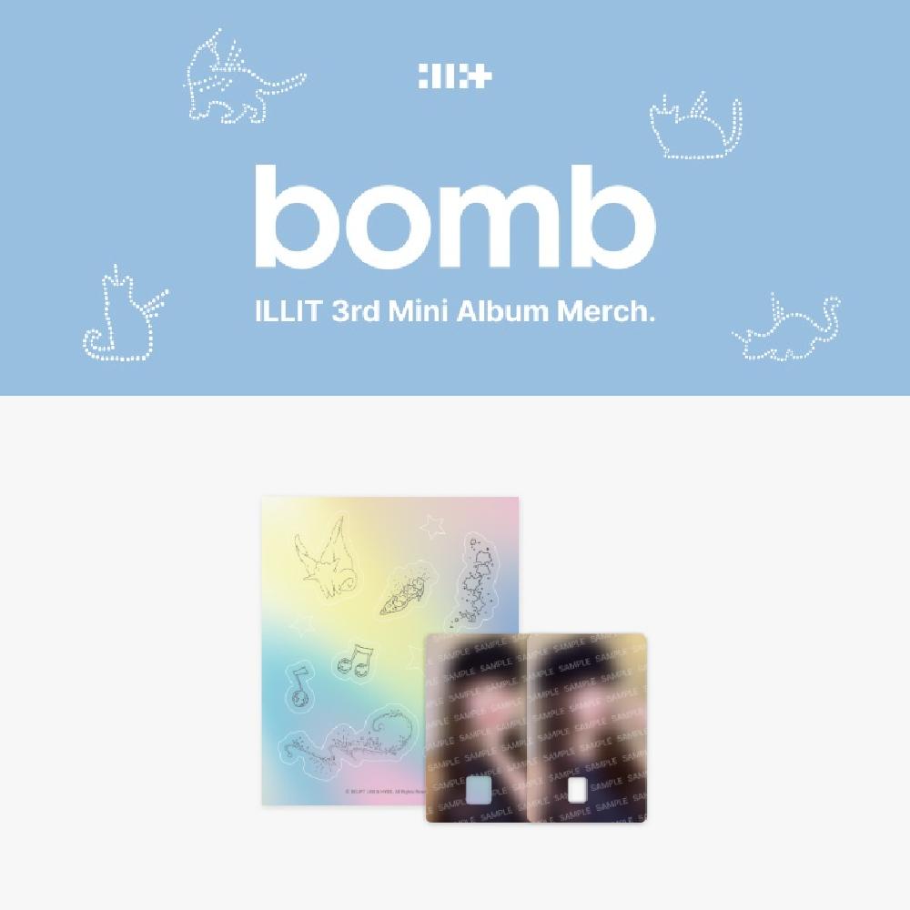 Предзаказ ILLIT 3-го мини-альбома bomb Официальный MD Наклейка-обложка для карточек YUNAH
Предзаказ ILLIT 3-го мини-альбома bomb Официальный MD Наклейка-обложка для карточек YUNAH