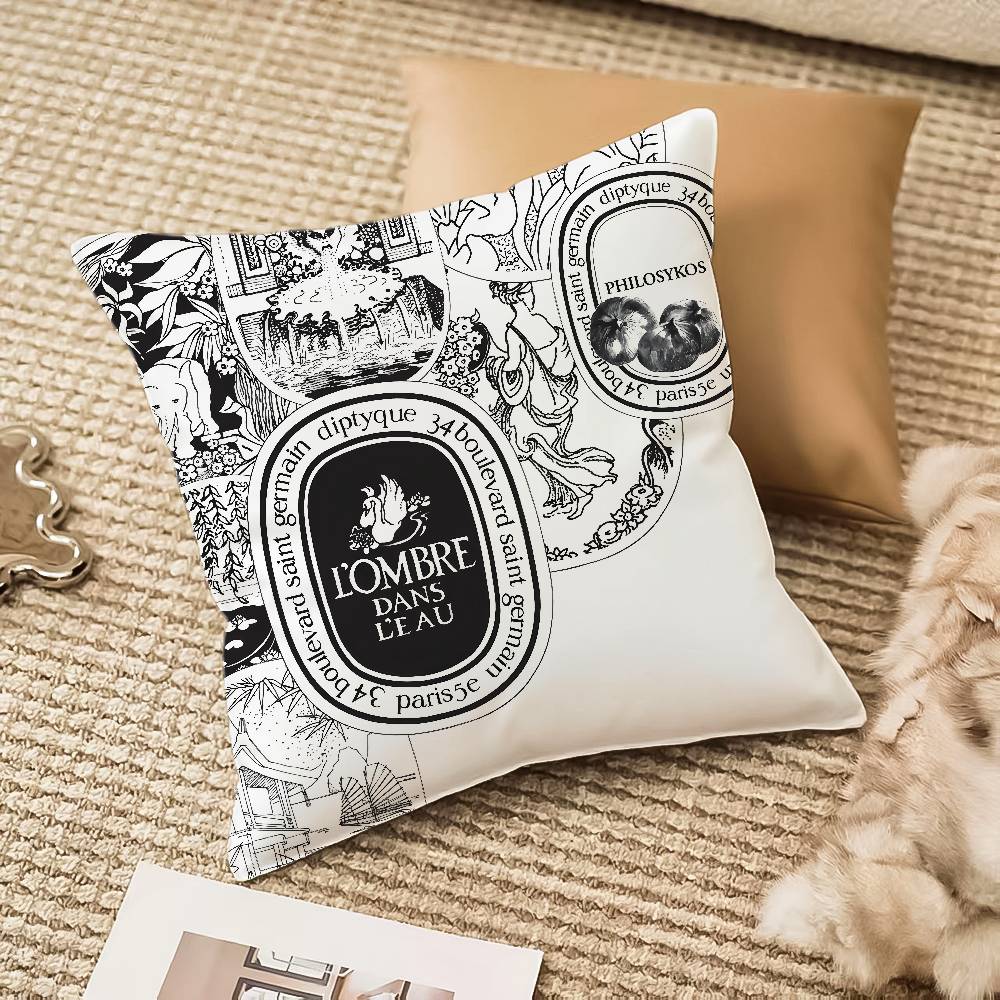 Fashion Brand D-Diptyques-es Pillow Case Anti-dustmite Invisible zipper Sofa Bed 12x12Inch
Fashion Brand D-Diptyques-es Pillow Case Anti-dustmite Invisible zipper Sofa Bed 12x12Inch