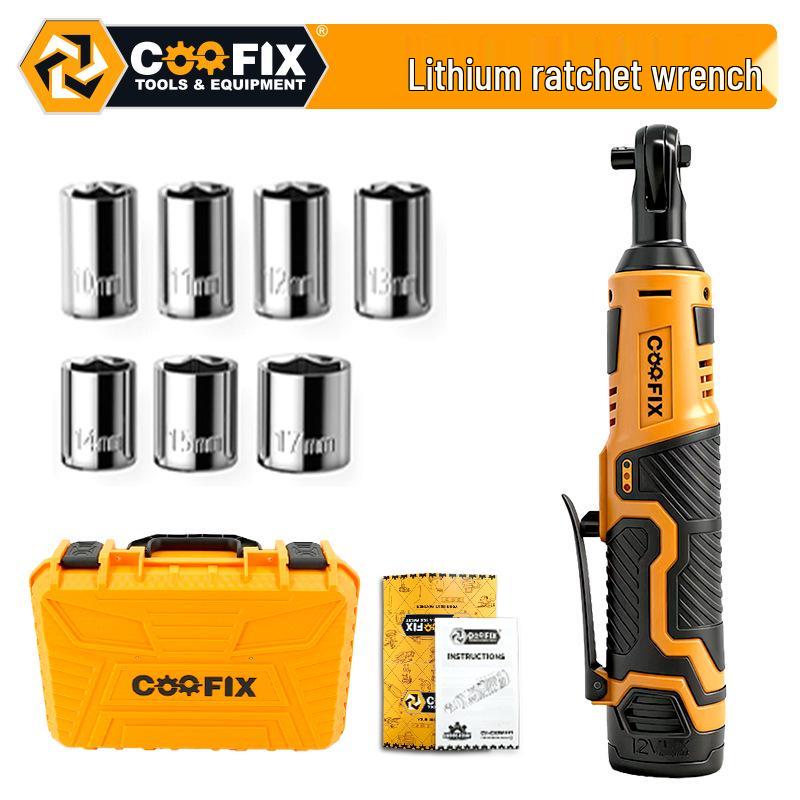 12V Rechargeable Lithium Battery High Torque Electric Ratchet Wrench Set
12V Rechargeable Lithium Battery High Torque Electric Ratchet Wrench Set