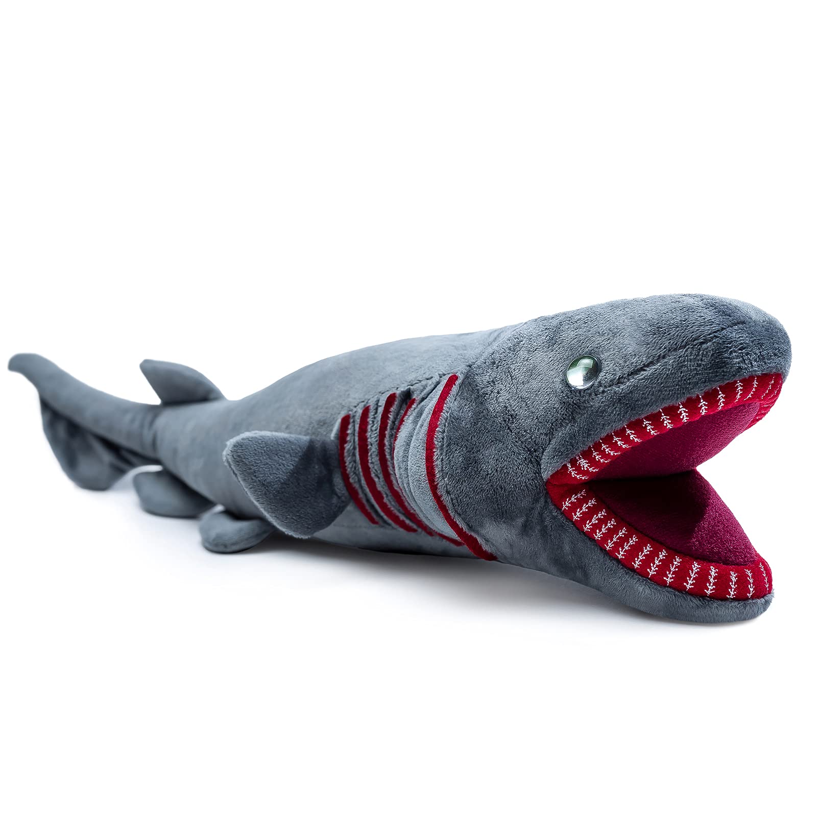 ZHONGXIN MADE Frilled Shark Plush 52cm Sea Creature Shark Stuffed Super Soft Shark Model Plush Toy Kids Gift Collection Girl Boy Birthday Gift Shark серый
ZHONGXIN MADE Frilled Shark Plush 52cm Sea Creature Shark Stuffed Super Soft Shark Model Plush Toy Kids Gift Collection Girl Boy Birthday Gift Shark серый