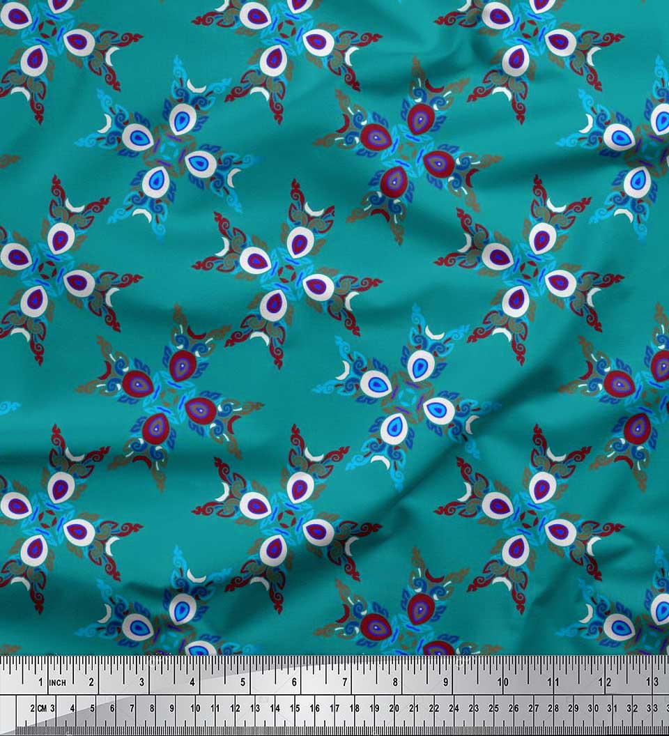 Soimoi Japan Crepe Satin Тканина Плитка Марокканська тканина Принти на метр 42 дюйма 42 Inch Wide - Poly Crepe зелений
Soimoi Japan Crepe Satin Тканина Плитка Марокканська тканина Принти на метр 42 дюйма 42 Inch Wide - Poly Crepe зелений