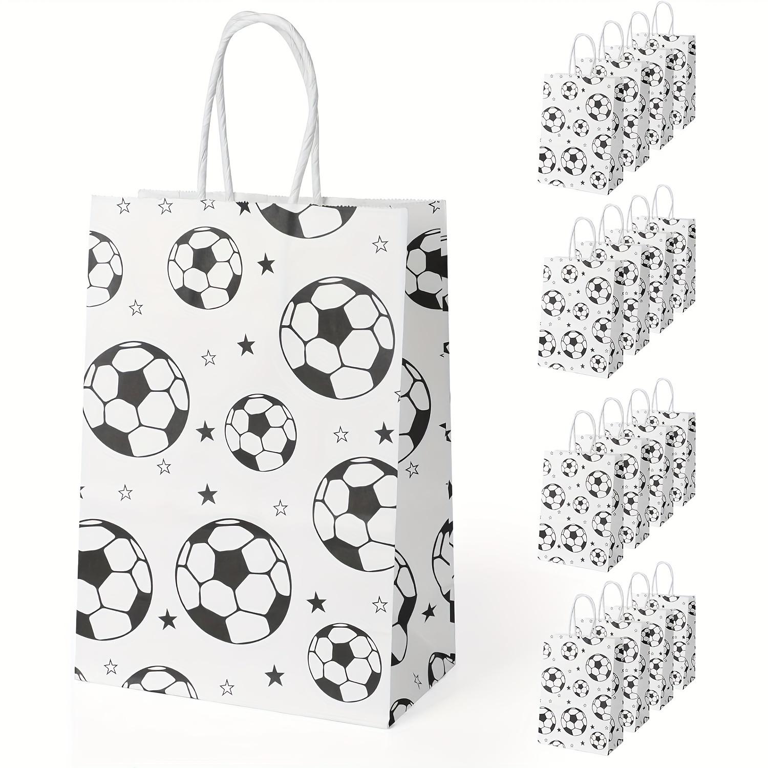 16Pcs Soccer Party Favor Paper Bags, Soccer Theme Party Paper Bags,Soccer Gift Bags with Handles, Candy Party Favor Bags,Soccer Party Supplies (White) 16pcs
16Pcs Soccer Party Favor Paper Bags, Soccer Theme Party Paper Bags,Soccer Gift Bags with Handles, Candy Party Favor Bags,Soccer Party Supplies (White) 16pcs