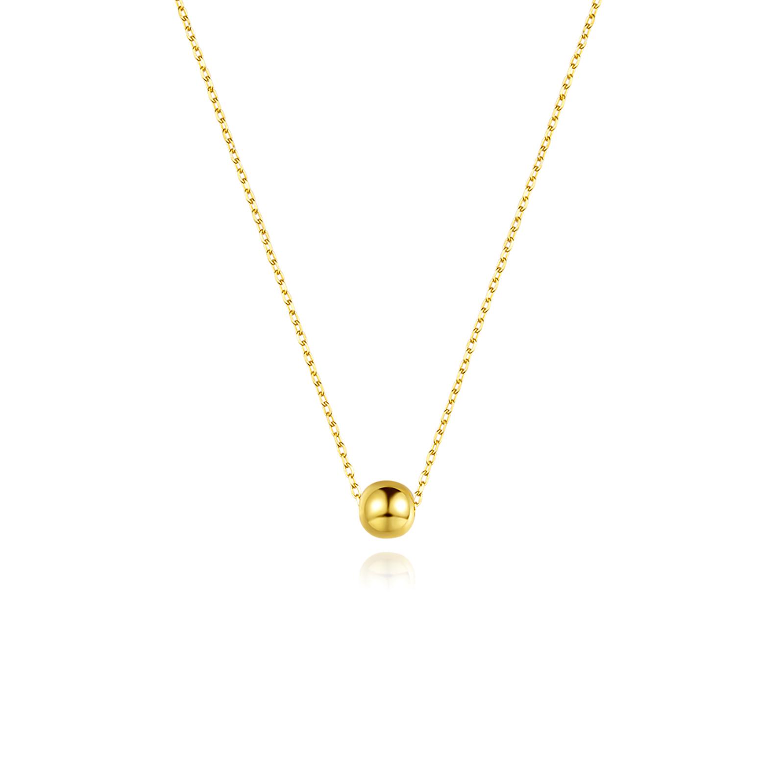 Sterling Silver Gold Plain Beads Pendant Long Chain Necklace Choker Small Definite New Luxury Fine Jewelry золотий
Sterling Silver Gold Plain Beads Pendant Long Chain Necklace Choker Small Definite New Luxury Fine Jewelry золотий