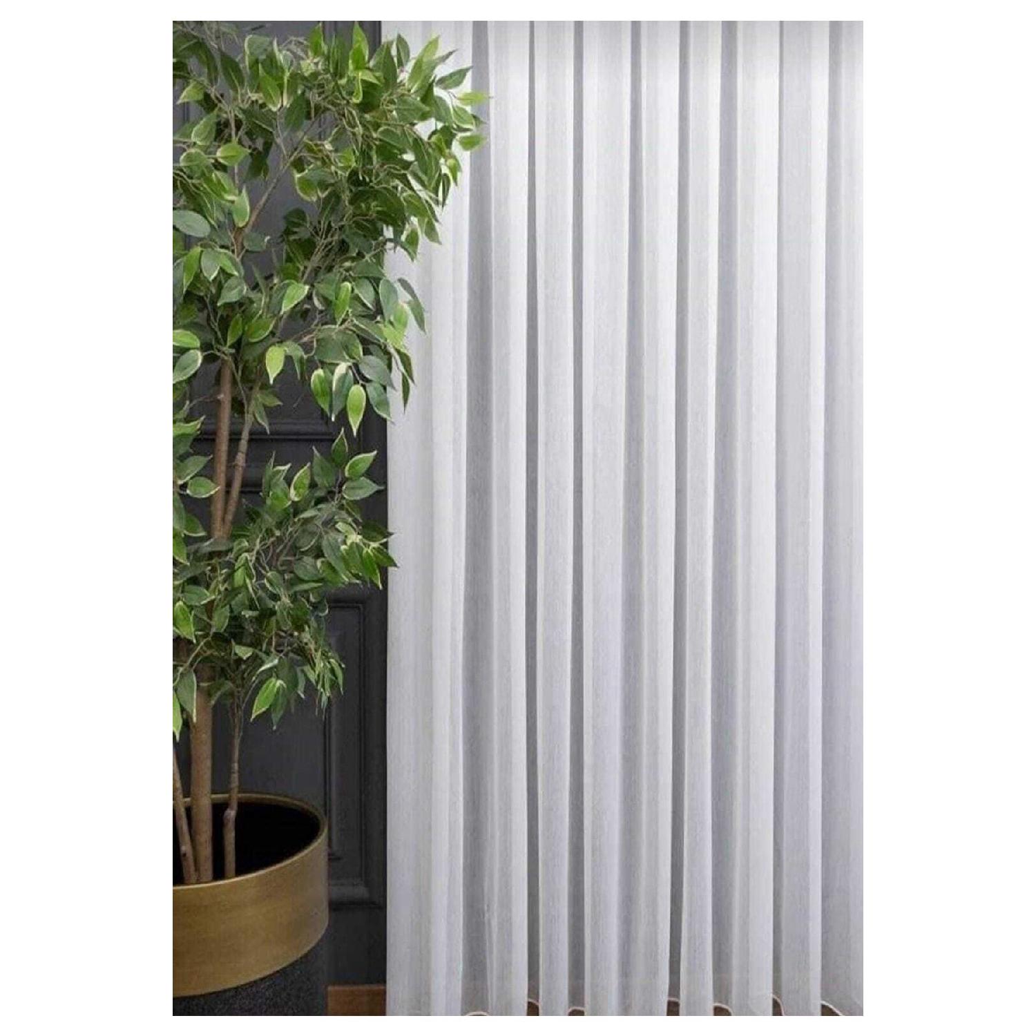 Ta Bamboo Slub Requires No Iron Wrinkle-free Tulle Curtain 1/3 Pleated Tulle Living Room Tulle 8024plasekru 100 x 200 білий
Ta Bamboo Slub Requires No Iron Wrinkle-free Tulle Curtain 1/3 Pleated Tulle Living Room Tulle 8024plasekru 100 x 200 білий