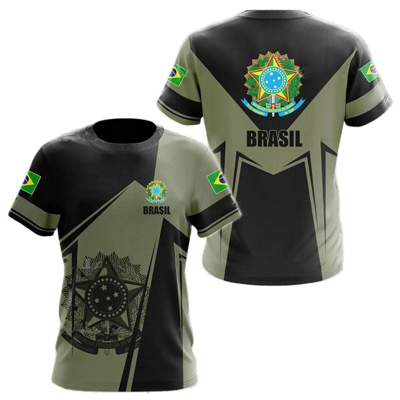 Brazilian Men s T Shirt O Neck Short Sleeve Fashion Brazil Fiag Print Streetwear Oversized 4XL
Brazilian Men s T Shirt O Neck Short Sleeve Fashion Brazil Fiag Print Streetwear Oversized 4XL