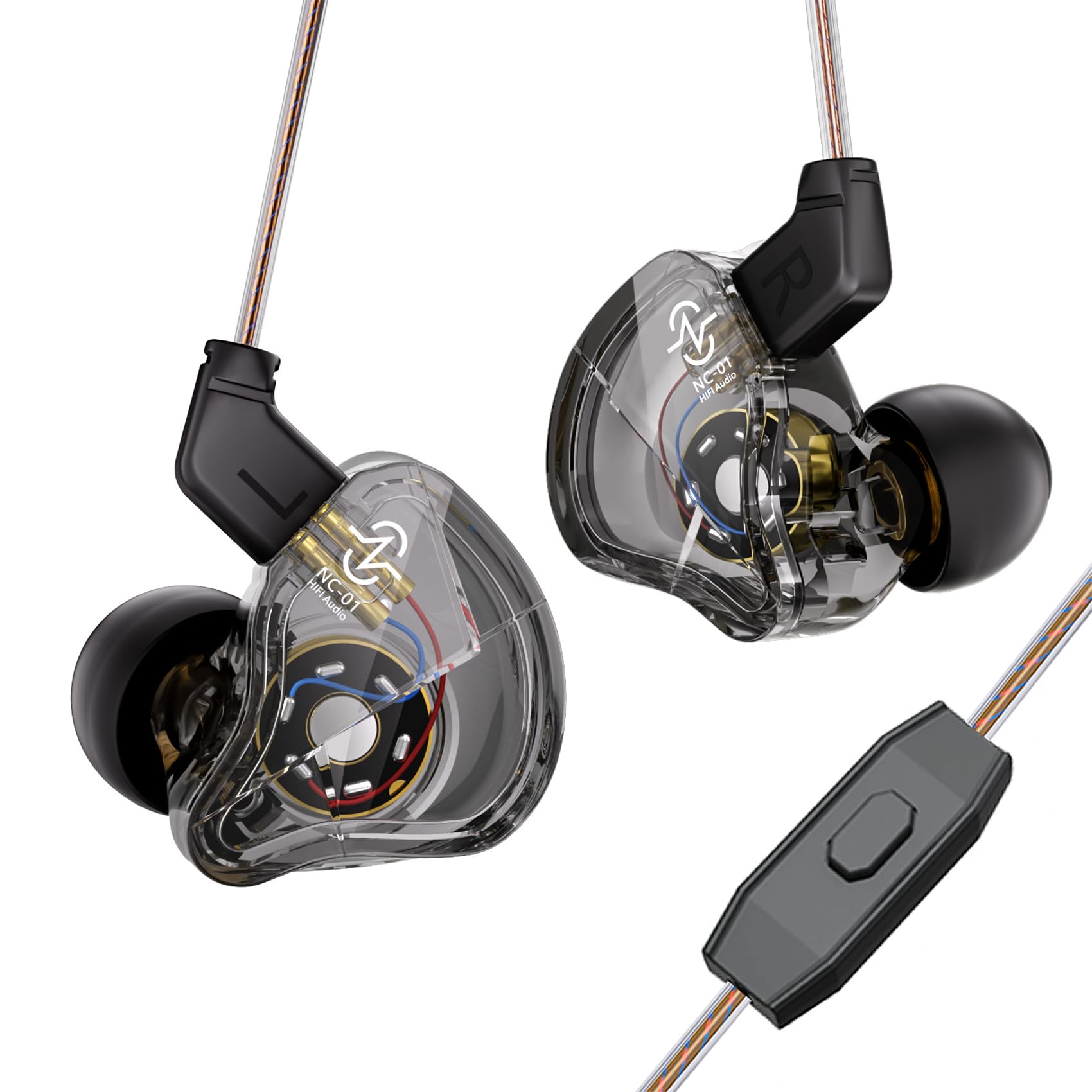 CCZ Wired Monitor Style 10mm Dynamic PC 4g Lightweight Detachable OFC Double Parallel Detachable Noise Grade 5 Plated Metal Ergonomic Suitable for
CCZ Wired Monitor Style 10mm Dynamic PC 4g Lightweight Detachable OFC Double Parallel Detachable Noise Grade 5 Plated Metal Ergonomic Suitable for