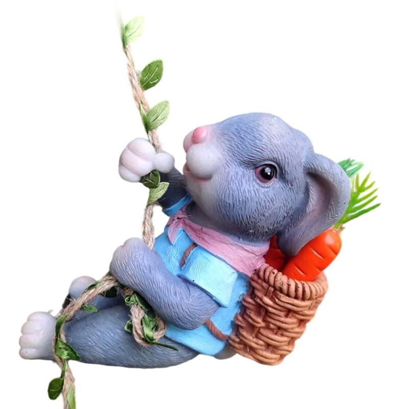Climbing Rabbit Resin Sculpture Hand Painted Garden Decoration Outdoor Weatherproof Statue for Indoor Outdoor Display синій
Climbing Rabbit Resin Sculpture Hand Painted Garden Decoration Outdoor Weatherproof Statue for Indoor Outdoor Display синій