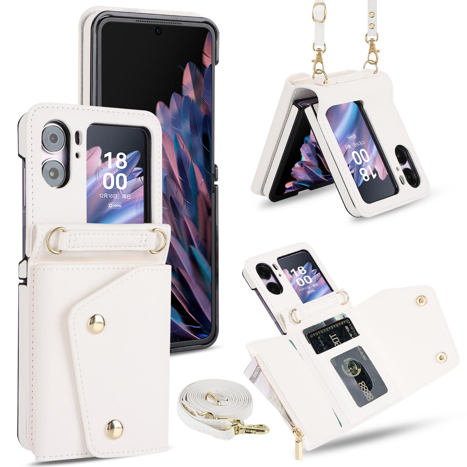 Multi-functional Crossbody Leather Zipper Wallet Cards Solt Case For OPPO Find N2 Flip 5G Long Rope Lanyard Card Bag RFID Cover For Find N2 Flip 5G белый
Multi-functional Crossbody Leather Zipper Wallet Cards Solt Case For OPPO Find N2 Flip 5G Long Rope Lanyard Card Bag RFID Cover For Find N2 Flip 5G белый