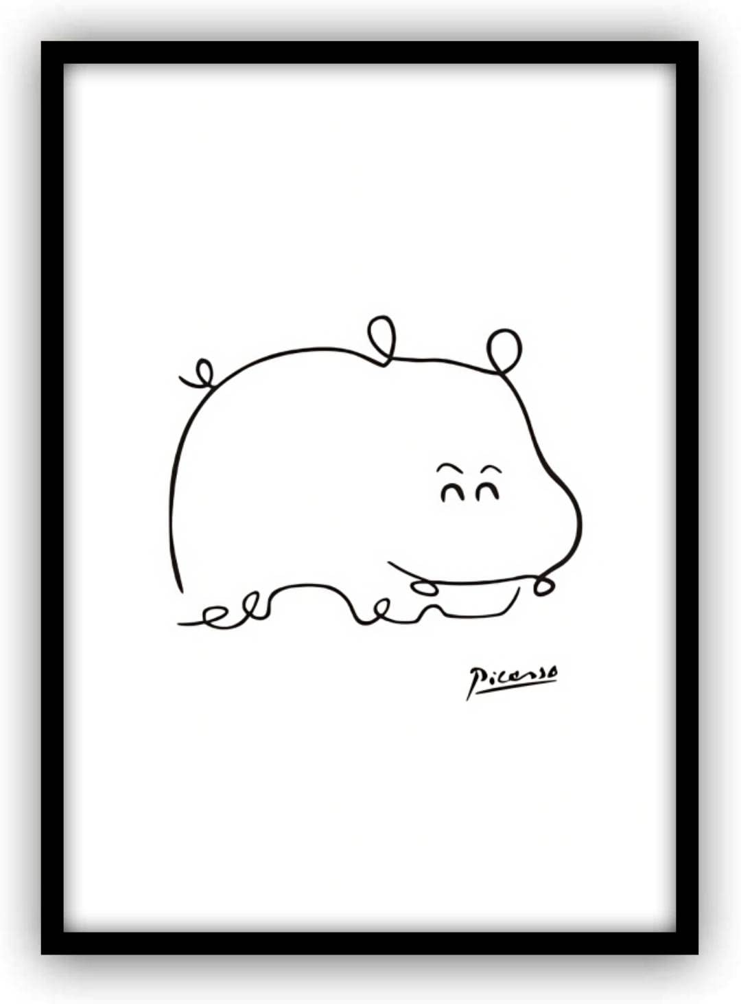 Picasso s Hippopotamus Painting, A4 Size, Framed Art Poster (Black Frame (23cm x 31cm)) - aoipro)
Picasso s Hippopotamus Painting, A4 Size, Framed Art Poster (Black Frame (23cm x 31cm)) - aoipro)