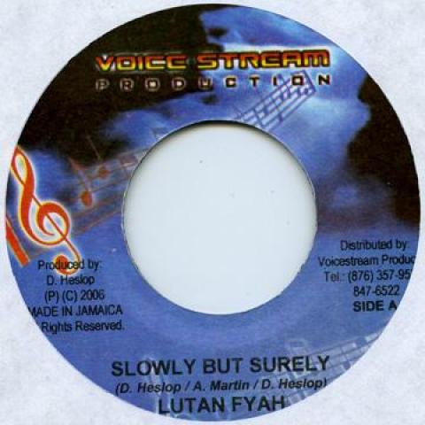 7inch Record LUTAN FYAH / STRETCH AKA PRINCE SCO - Slowly But Surely / Ghetto Youth Voice Stream 2006 Jamaica Reggae, Ska & Dub
7inch Record LUTAN FYAH / STRETCH AKA PRINCE SCO - Slowly But Surely / Ghetto Youth Voice Stream 2006 Jamaica Reggae, Ska & Dub