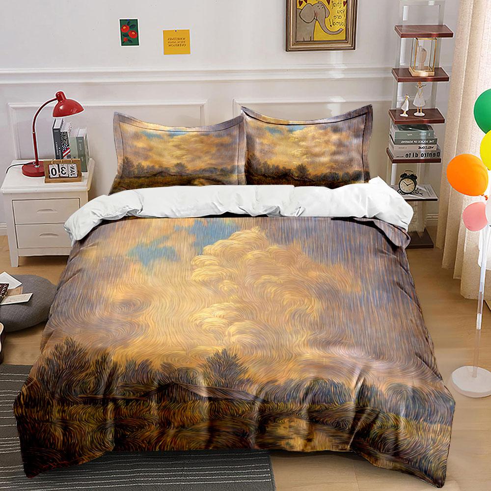 Golden swirling clouds pattern. Bedding sets Duvet cover sets Duvet covers Pillowcases(1 * Duvet Cover 2 * Pillowcases without duvet insert) 135x200cm
Golden swirling clouds pattern. Bedding sets Duvet cover sets Duvet covers Pillowcases(1 * Duvet Cover 2 * Pillowcases without duvet insert) 135x200cm