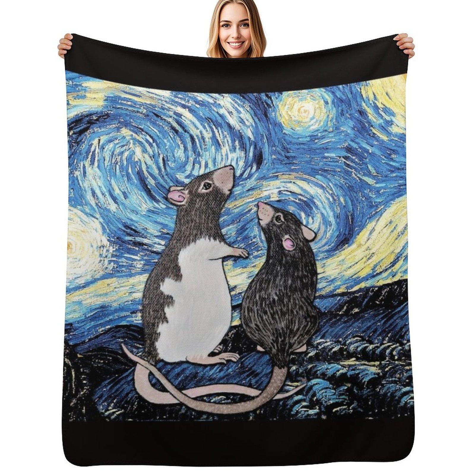 Version 1 From the Heavens Came a Rat Throw Blanket All Weather Soft Throw Blanket for Sofa 102x76cm(40x30in)
Version 1 From the Heavens Came a Rat Throw Blanket All Weather Soft Throw Blanket for Sofa 102x76cm(40x30in)