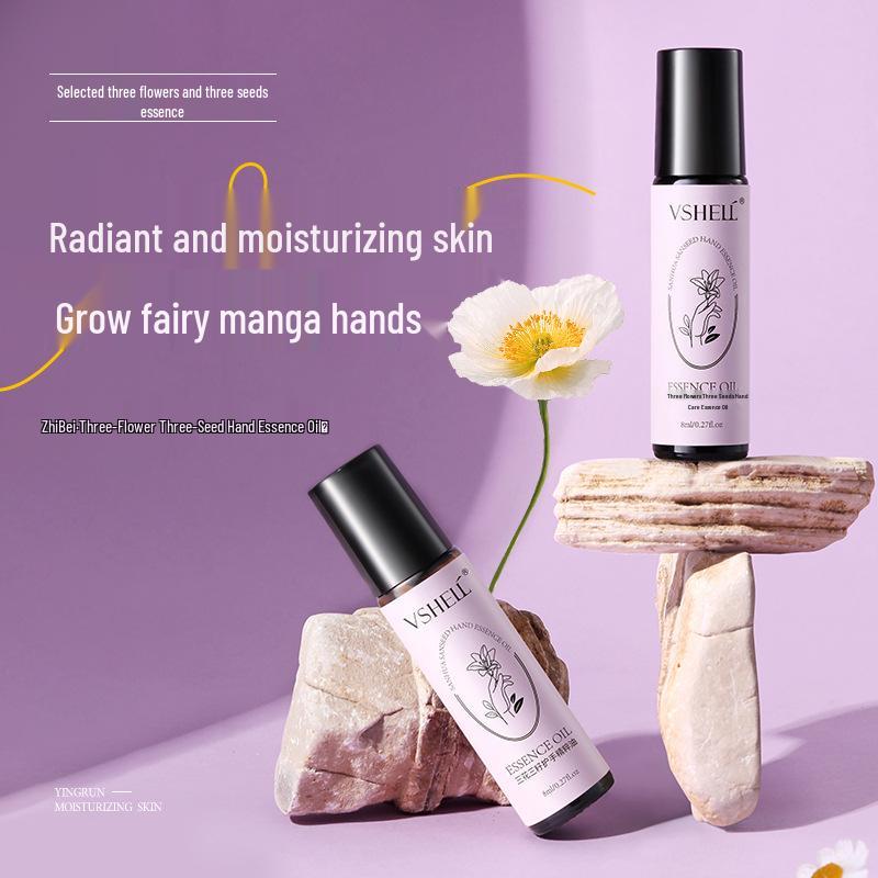 Zhibei Three-Flower Seed Hand Essence Oil: Moisturizing, Hydrating, Repairing, Anti-Cracking Essential for Smooth Cuticles.
Zhibei Three-Flower Seed Hand Essence Oil: Moisturizing, Hydrating, Repairing, Anti-Cracking Essential for Smooth Cuticles.