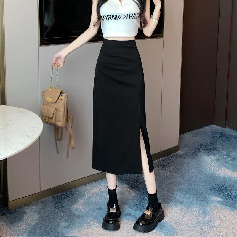 Women s Summer High-Waisted Slimming Mid-Length Knee-Length Pleated Skirt Versatile Hip-Covering A-Line Casual All-match Versatile Skirt 3XL
Women s Summer High-Waisted Slimming Mid-Length Knee-Length Pleated Skirt Versatile Hip-Covering A-Line Casual All-match Versatile Skirt 3XL