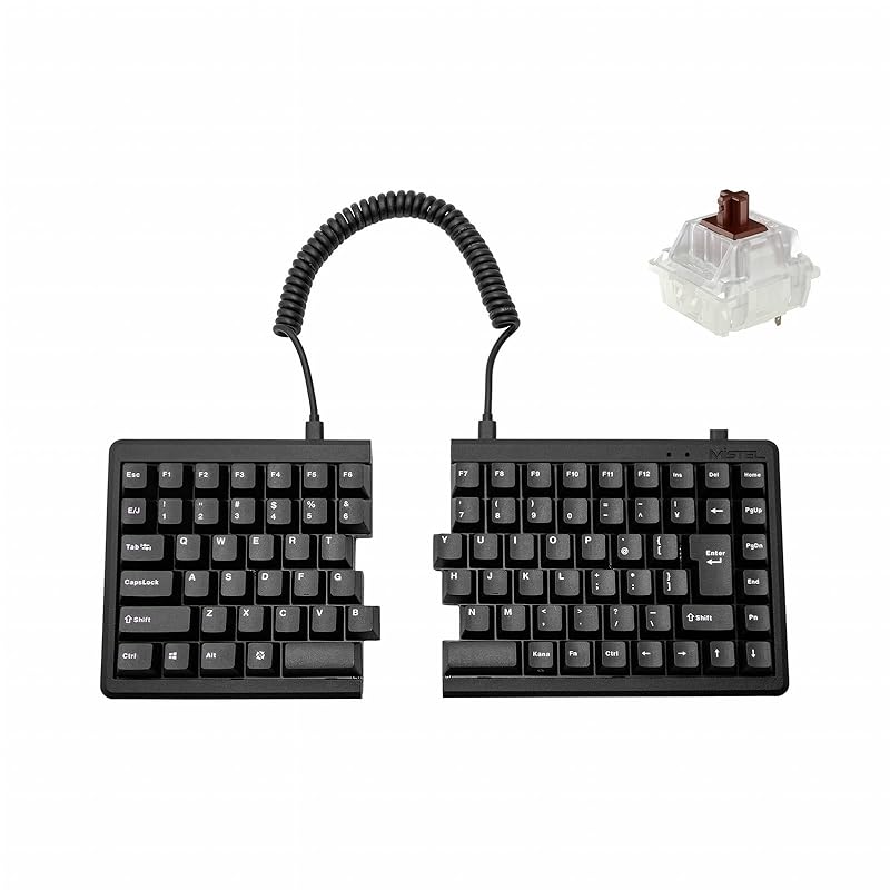 BAROCCO MiSTEL MD770 (Japanese layout/brown axis) Separate type keyboard wired USB 88 key black color PBT white double shot MX Cherry Equipped with
BAROCCO MiSTEL MD770 (Japanese layout/brown axis) Separate type keyboard wired USB 88 key black color PBT white double shot MX Cherry Equipped with