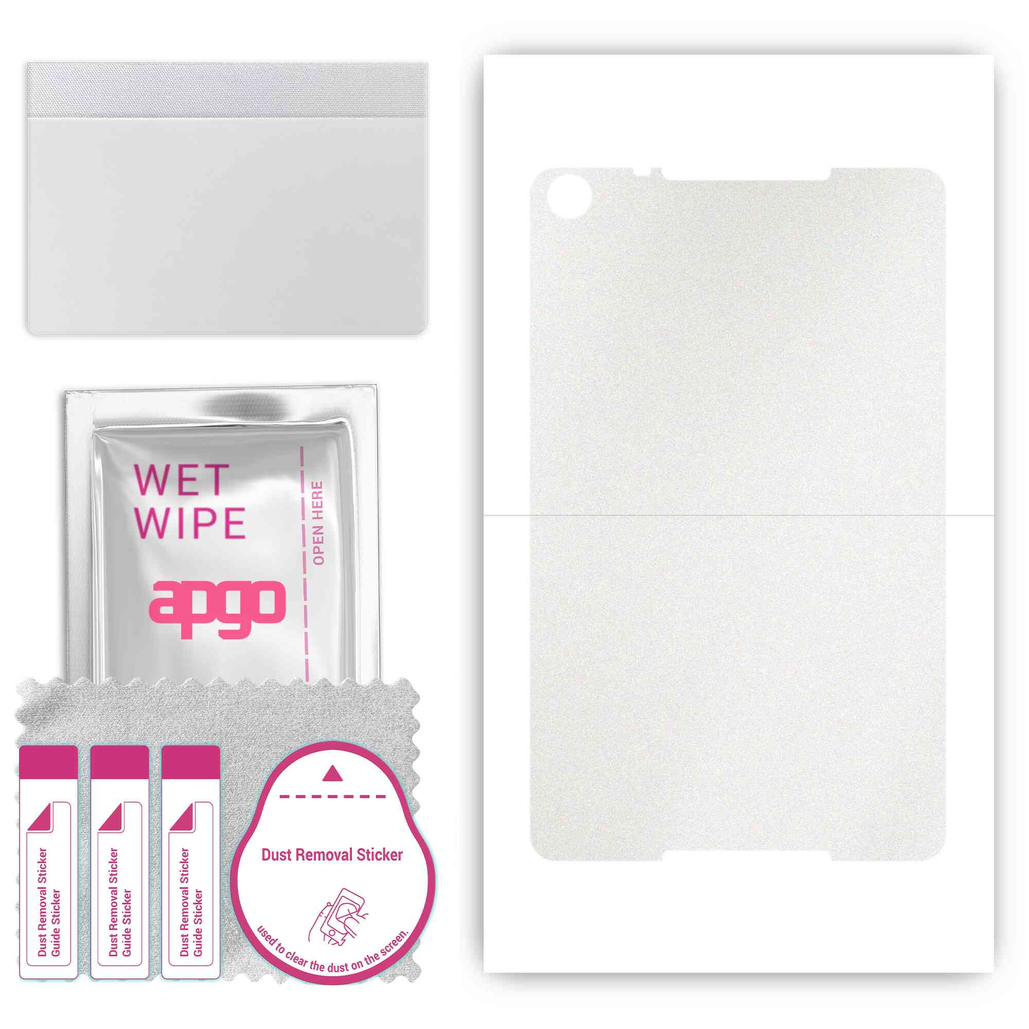 Apgo Protective Skin Sticker for the back compatible with Huawei MediaPad M5 Lite 8.0, Wrap Film, Foil, Vinyl - Pattern Matte Transparent 
Apgo Protective Skin Sticker for the back compatible with Huawei MediaPad M5 Lite 8.0, Wrap Film, Foil, Vinyl - Pattern Matte Transparent