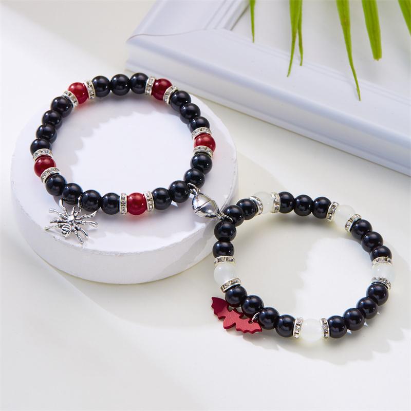2Pcs/Set Halloween Spider Bat Matching Bracelet for Women Men Couple Heart Magnetic Matching Bangles Bracelets Festival Jewelry
2Pcs/Set Halloween Spider Bat Matching Bracelet for Women Men Couple Heart Magnetic Matching Bangles Bracelets Festival Jewelry