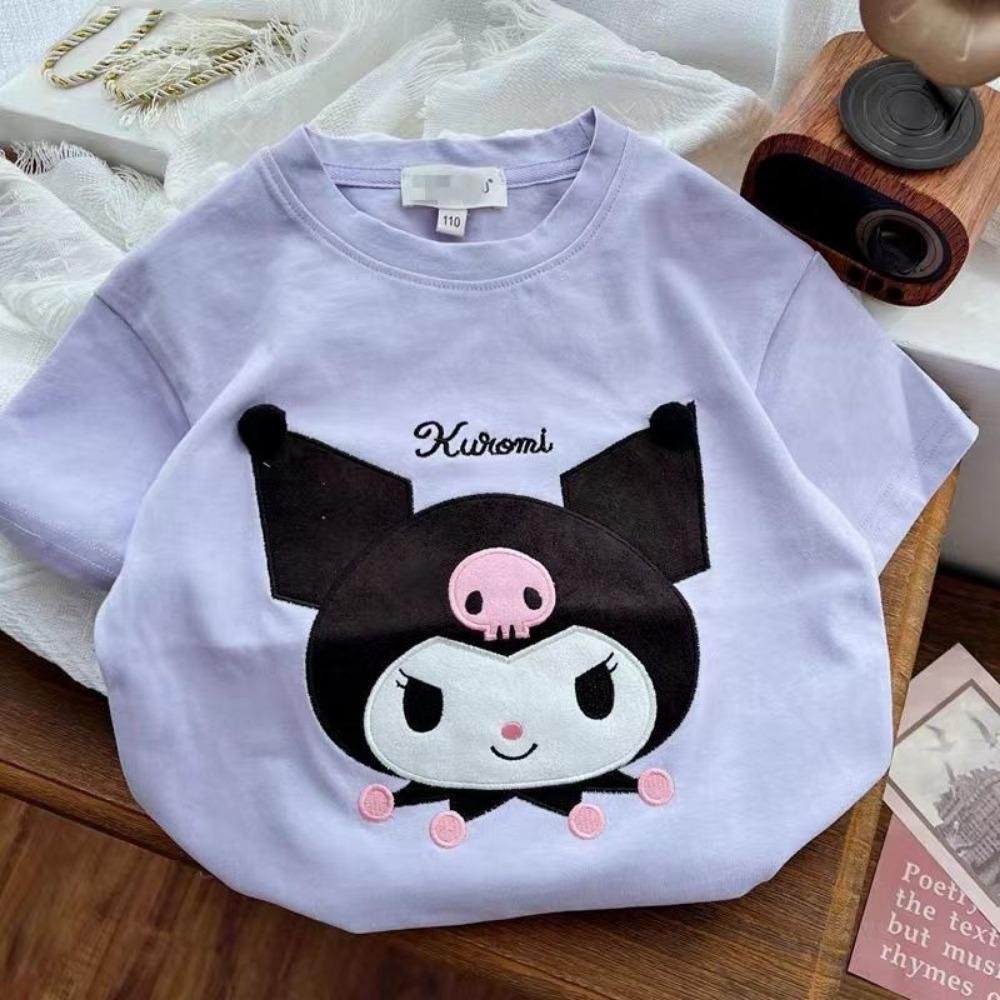 2026 New Cartoon Sanrio Kuromi My Melody Cinnamoroll Girls Short Sleeve T-Shirt Summer Kawaii Children S Clothes Gifts 110
2026 New Cartoon Sanrio Kuromi My Melody Cinnamoroll Girls Short Sleeve T-Shirt Summer Kawaii Children S Clothes Gifts 110
