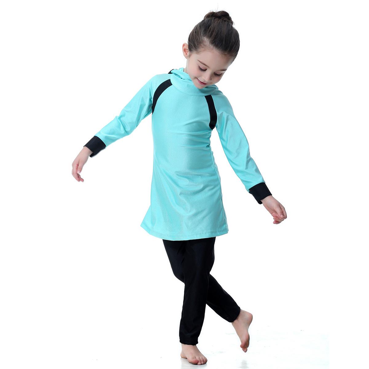 Купальник для девочек, консервативный раздельный купальный костюм из двух частей для детей, комплекты исламских купальных костюмов с длинными рукавами и полным покрытием 160cm светло-зеленый
Купальник для девочек, консервативный раздельный купальный костюм из двух частей для детей, комплекты исламских купальных костюмов с длинными рукавами и полным покрытием 160cm светло-зеленый