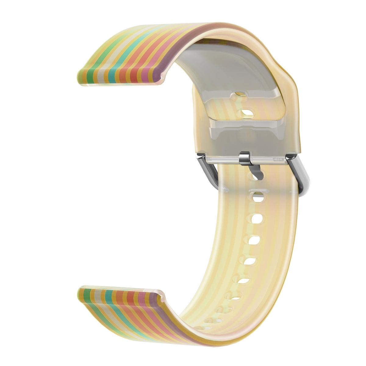 For Huawei Watch GT 2/GT 3 Pro/Watch GT Runner Watch Bands 22mm Rainbow Color Silicone Replacement Wristband Strap Yellow Rainbow
For Huawei Watch GT 2/GT 3 Pro/Watch GT Runner Watch Bands 22mm Rainbow Color Silicone Replacement Wristband Strap Yellow Rainbow