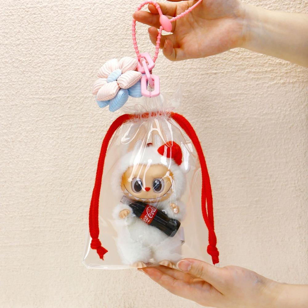 Labubu/Cotton Doll Clear Doll Storage Pouch Pop Mart Outdoor Doll Display Bag Girls/Boys S-White Empty Bag
Labubu/Cotton Doll Clear Doll Storage Pouch Pop Mart Outdoor Doll Display Bag Girls/Boys S-White Empty Bag