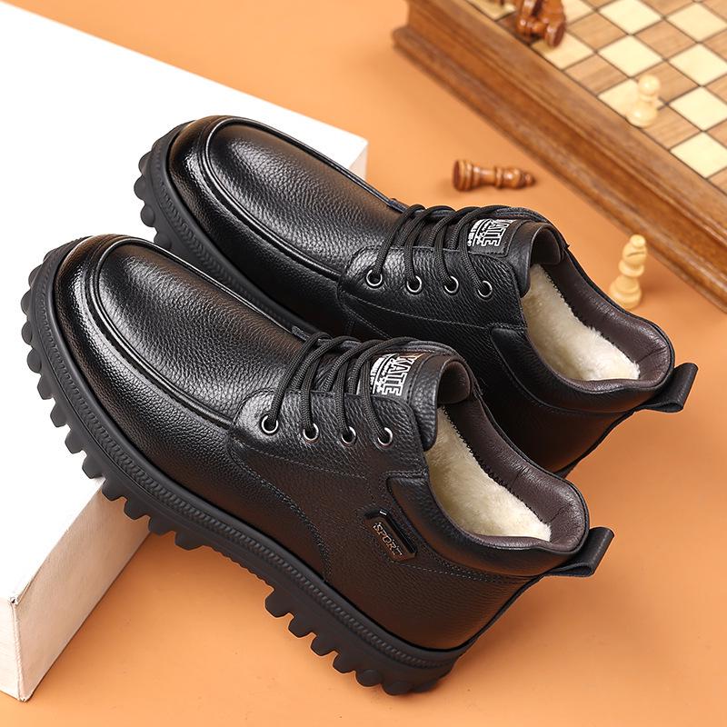 2024 Men s High-Top Thick Sole Leather Boots - Velvet Lined, Warm Winter Snow Boots 41
2024 Men s High-Top Thick Sole Leather Boots - Velvet Lined, Warm Winter Snow Boots 41