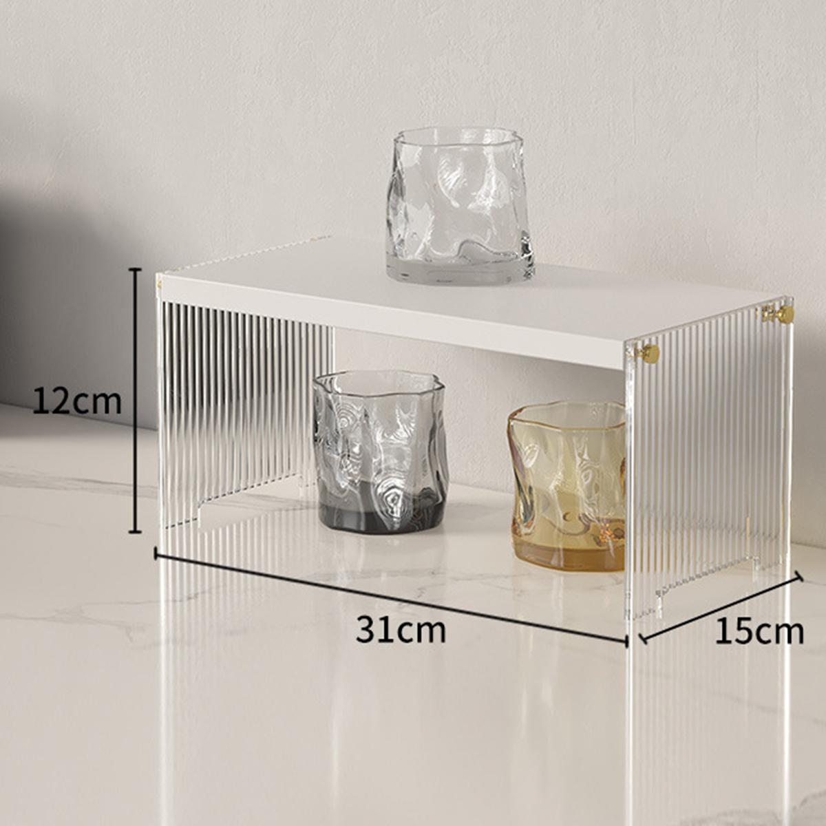 1 Tier Cup Holder Desk Organizer Transparent Acrylic Wooden Board Storage Rack Multi Purpose Tissue Stand
1 Tier Cup Holder Desk Organizer Transparent Acrylic Wooden Board Storage Rack Multi Purpose Tissue Stand