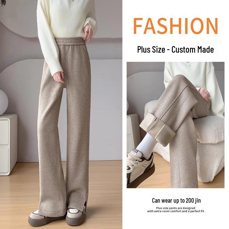 Women s Herringbone Wool Wide-Leg Pants - Fleece-Lined, Slim Fit, Autumn/Winter 2024 M (for 98-110 jin)
Women s Herringbone Wool Wide-Leg Pants - Fleece-Lined, Slim Fit, Autumn/Winter 2024 M (for 98-110 jin)