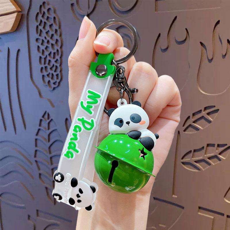 Cartoon Panda Lying Down Bell Keychain Pendant Cute Couple Car Key Chain Pendant Creative Small Gift opp bag packaging
Cartoon Panda Lying Down Bell Keychain Pendant Cute Couple Car Key Chain Pendant Creative Small Gift opp bag packaging