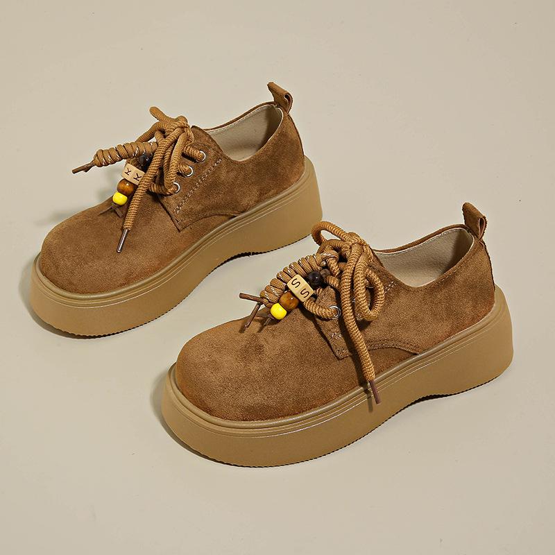 Ретро женские осенние новые лоферы на шнуровке с бисером, толстая подошва, увеличивающая рост, туфли-кенгуру Boken 40 верблюд
Ретро женские осенние новые лоферы на шнуровке с бисером, толстая подошва, увеличивающая рост, туфли-кенгуру Boken 40 верблюд