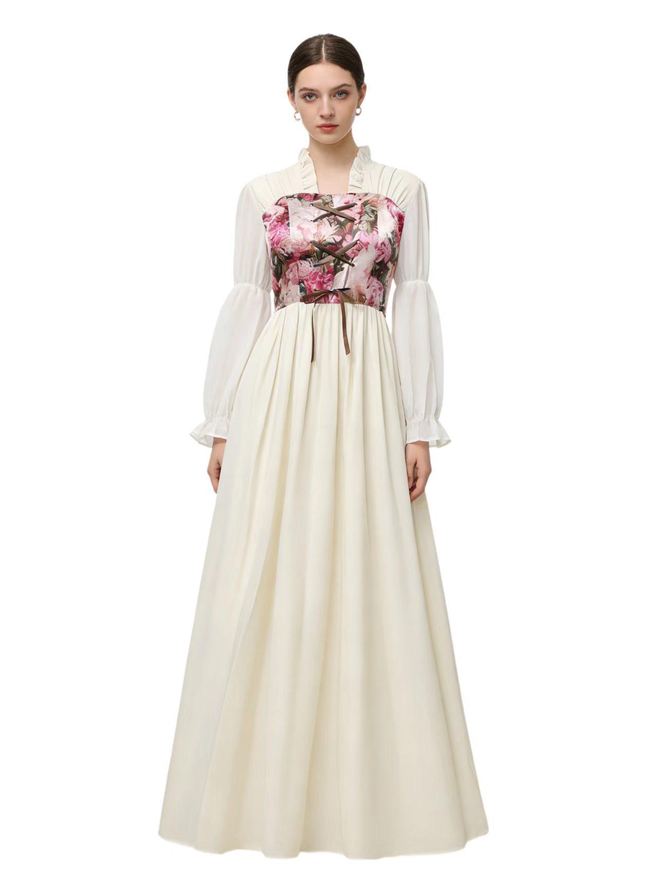 2026 Medieval Style Retro Lace-up Long Dress Extra Large абрикосовый
2026 Medieval Style Retro Lace-up Long Dress Extra Large абрикосовый