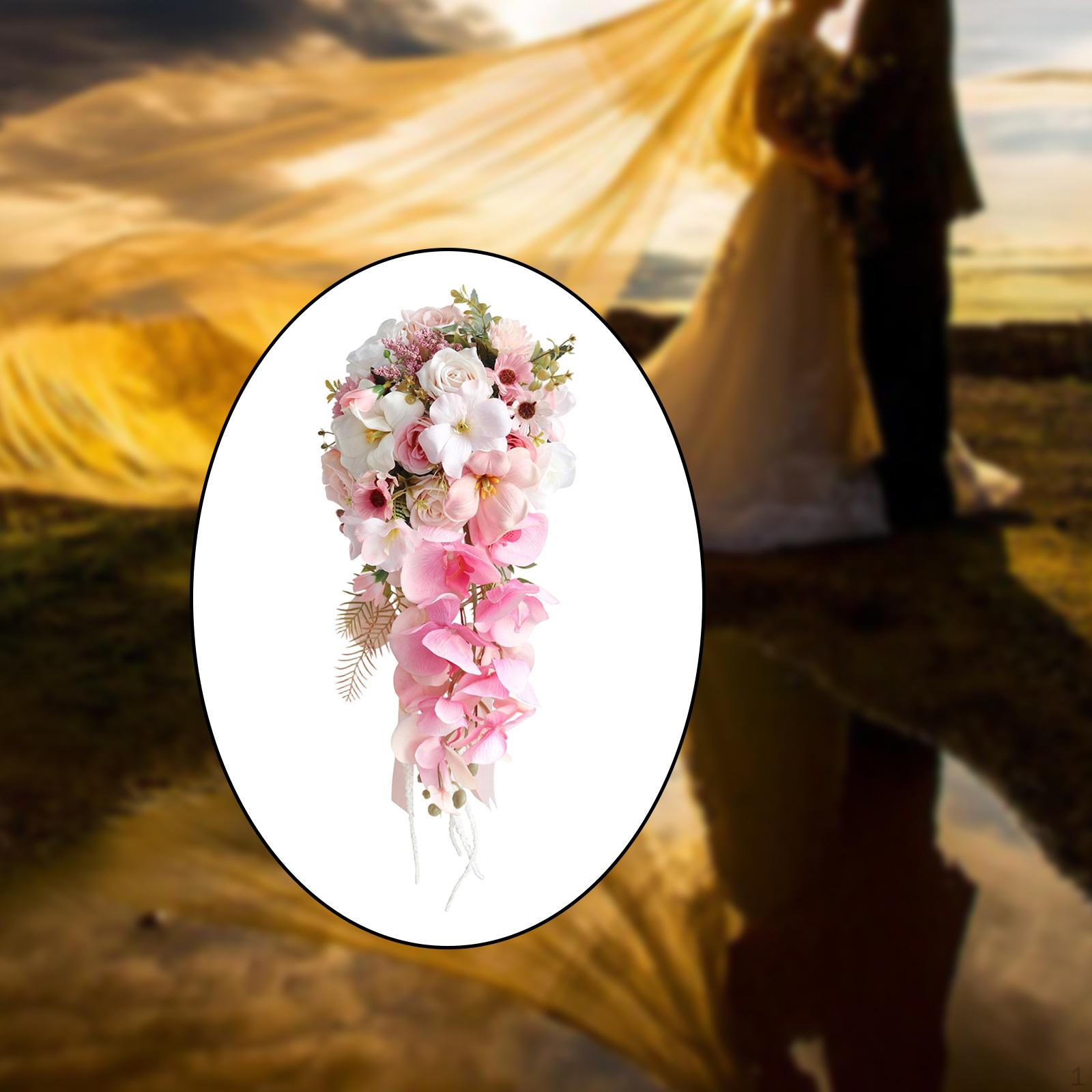 Waterfall Wedding Bouquet Bridal Hand Flower Ornament Bridesmaid Floral Centerpiece
Waterfall Wedding Bouquet Bridal Hand Flower Ornament Bridesmaid Floral Centerpiece