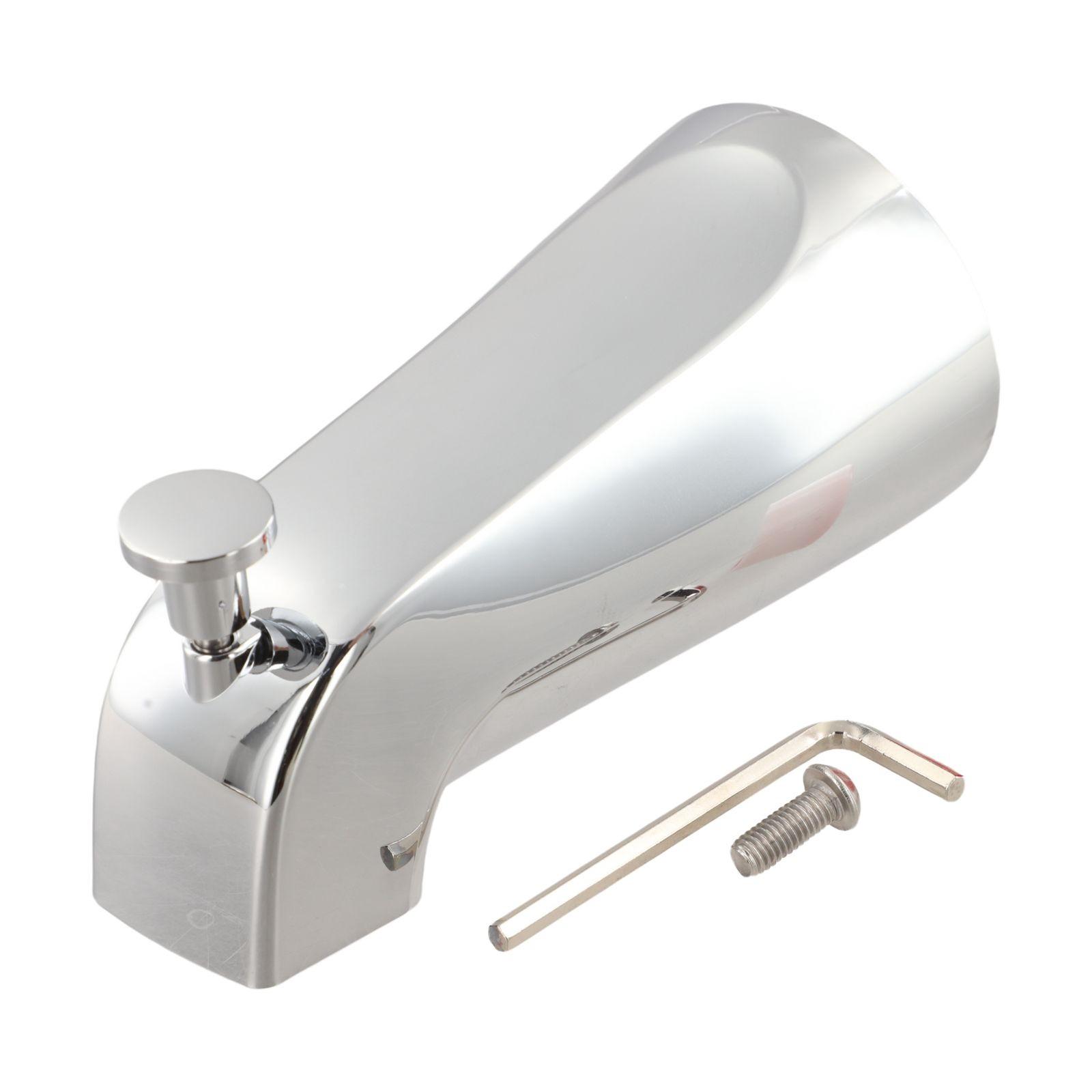 Chrome Diverter Tub Spout Contemporary Bathroom Upgrade Electric plating
Chrome Diverter Tub Spout Contemporary Bathroom Upgrade Electric plating