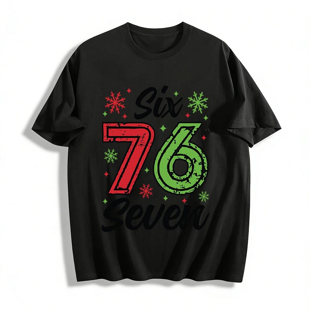 Christmas Style Number 76 Print Casual Top Pure cotton T-shirt XXS
Christmas Style Number 76 Print Casual Top Pure cotton T-shirt XXS