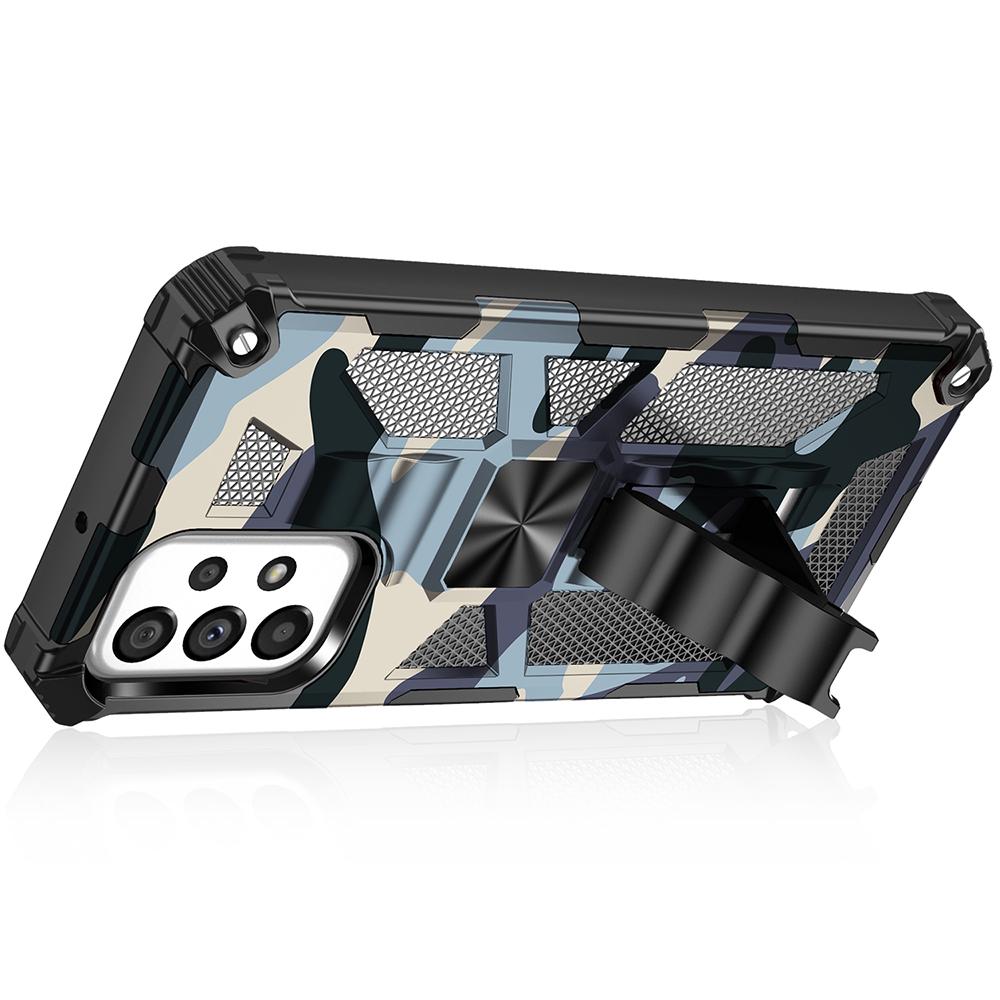 Shockproof Case for Samsung Galaxy A23 4G/5G (Global Version) Slim Phone Protector Military Grade Armor Hybrid PC+TPU Cover with Kickstand Army Green
Shockproof Case for Samsung Galaxy A23 4G/5G (Global Version) Slim Phone Protector Military Grade Armor Hybrid PC+TPU Cover with Kickstand Army Green