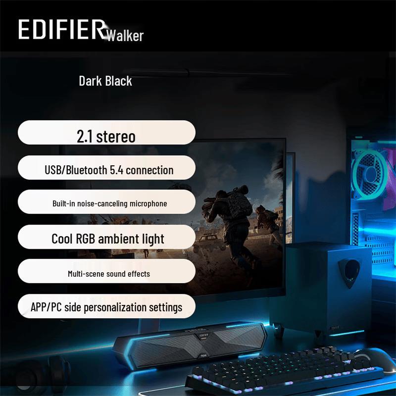 Edifier M30SW RGB Gaming Computer Speakers (CN version)
Edifier M30SW RGB Gaming Computer Speakers (CN version)