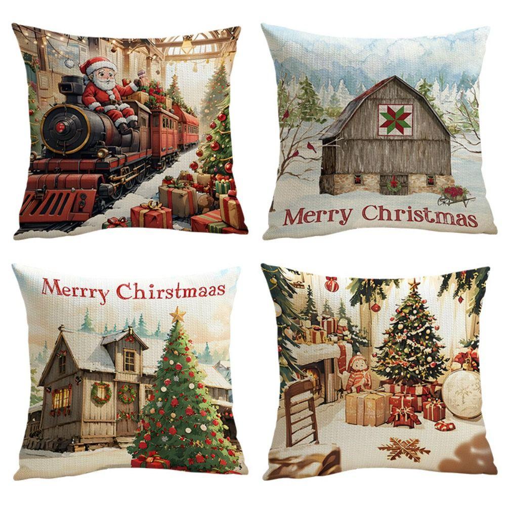 Flax Merry Christmas Pillow Cover Luxury Sofa Pillowcase Christmas Cushion Cover Bedroom
Flax Merry Christmas Pillow Cover Luxury Sofa Pillowcase Christmas Cushion Cover Bedroom